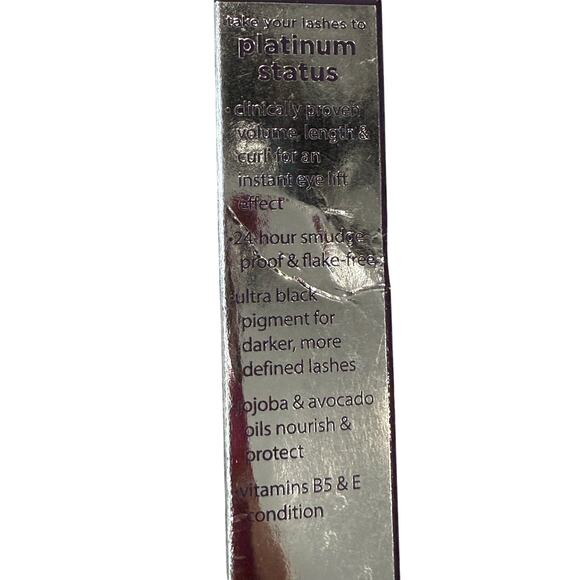 Tarte Lights Camera Lashes Platinum Mascara Full Size NIB Black Serum Hybrid - Picture 7 of 14